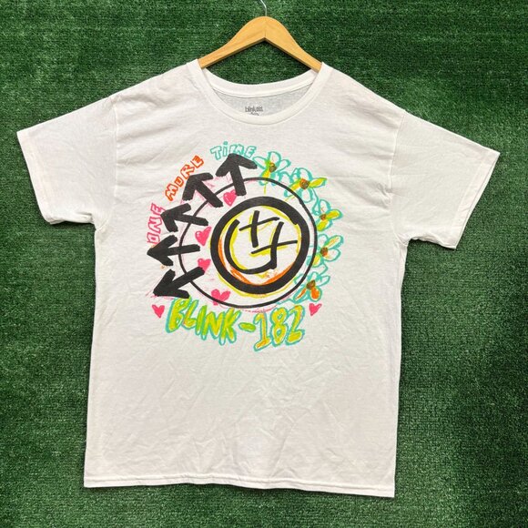 Blink-182 One More Time Scribble T-Shirt Size Large - Picture 1 of 4